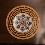 Labyrinth - Honey – Дрвен сет на подлога за маса (6 парчиња) - Image 3