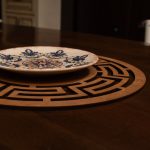 Labyrinth - Walnut – Дрвен сет на подлога за маса (6 парчиња) - Image 4