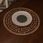 Labyrinth - Wenge – Дрвен сет на подлога за маса (6 парчиња) - Image 2