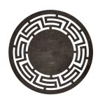 Labyrinth - Wenge – Дрвен сет на подлога за маса (6 парчиња) - Image 5