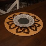 Lugh - Honey – Дрвен сет на подлога за маса (6 парчиња) - Image 2