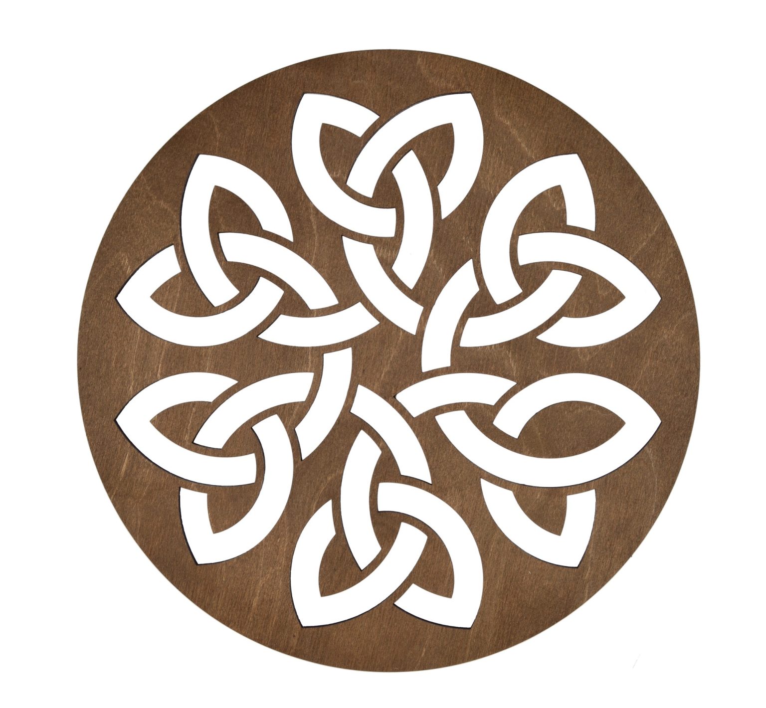 Lugh - Walnut – Дрвен сет на подлога за маса (6 парчиња) - Image 5