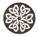 Lugh - Wenge – Дрвен сет на подлога за маса (6 парчиња) - Image 5