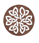 Lugh - Rose – Дрвен сет на подлога за маса (6 парчиња) - Image 5