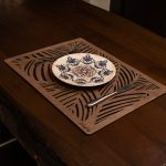 Plane - Wenge – Дрвен сет на подлога за маса (6 парчиња) - Image 2