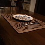 Plane - Wenge – Дрвен сет на подлога за маса (6 парчиња) - Image 5