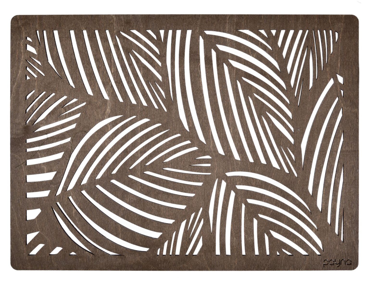 Plane - Wenge – Дрвен сет на подлога за маса (6 парчиња) - Image 6