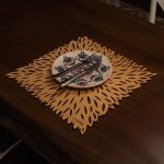 Pointy - Honey – Дрвен сет на подлога за маса (6 парчиња) - Image 2