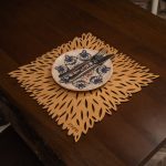 Pointy - Honey – Дрвен сет на подлога за маса (6 парчиња) - Image 4