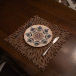 Pointy - Wenge – Дрвен сет на подлога за маса (6 парчиња) - Image 4