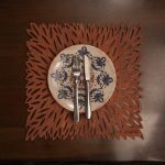 Pointy - Rose – Дрвен сет на подлога за маса (6 парчиња) - Image 3