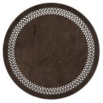 Seljuk - Wenge – Дрвен сет на подлога за маса (6 парчиња) - Image 5