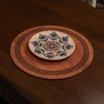 Seljuk - Rose – Дрвен сет на подлога за маса (6 парчиња) - Image 2