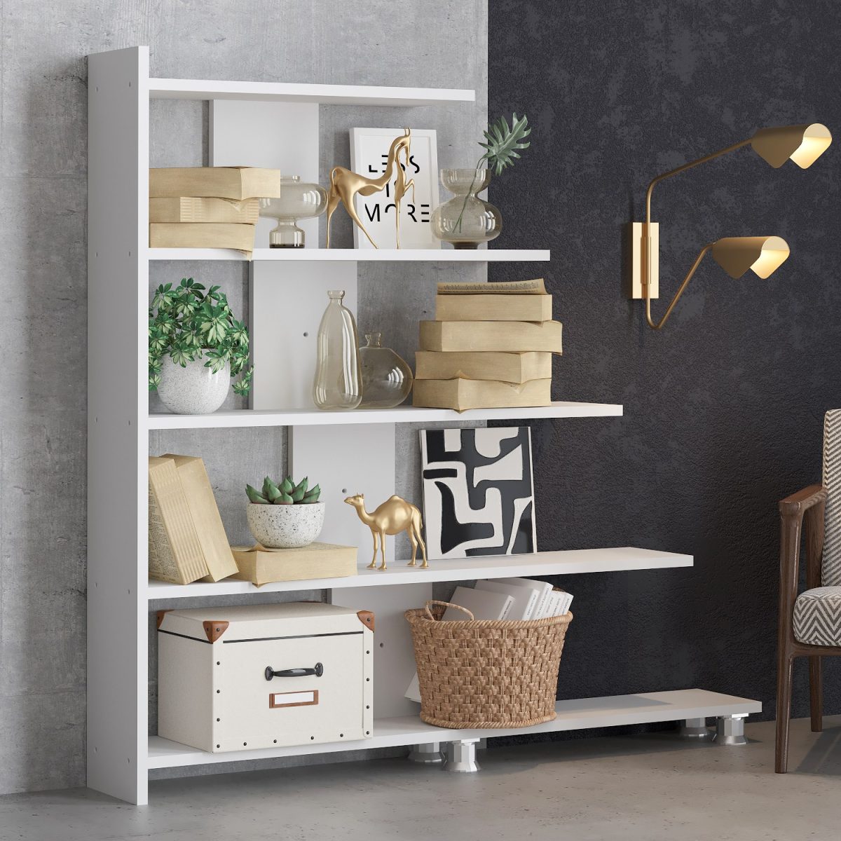 Reward - White – Полица за книги - Image 2