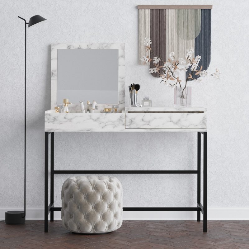 Linda - Carrara Marble – Шминкерница