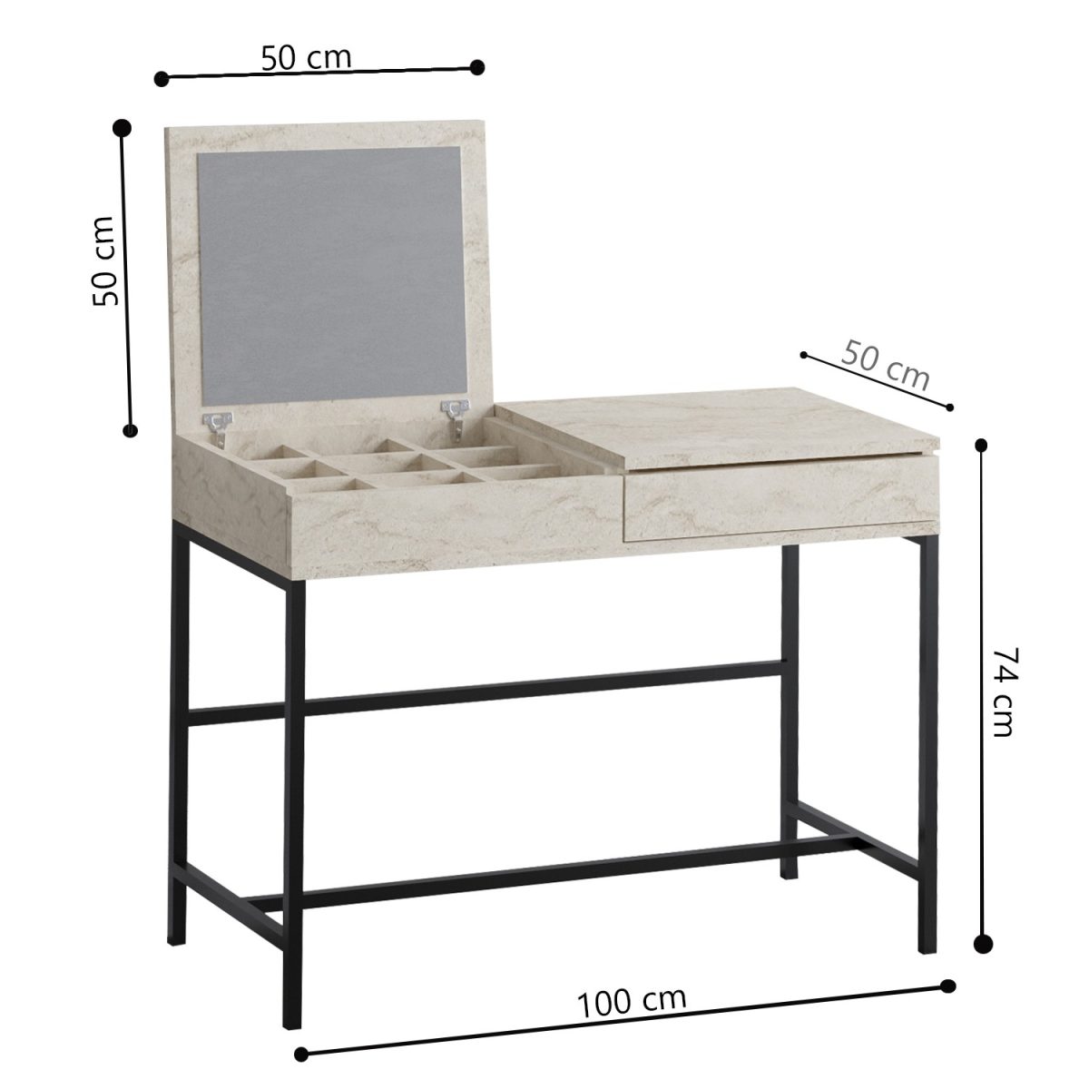 Linda - Travertine – Шминкерница - Image 5