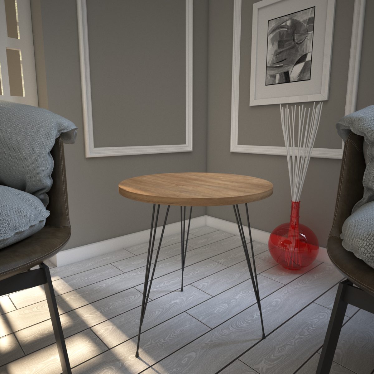 Sandalf - Caucasian Oak – Софа маси - Image 5