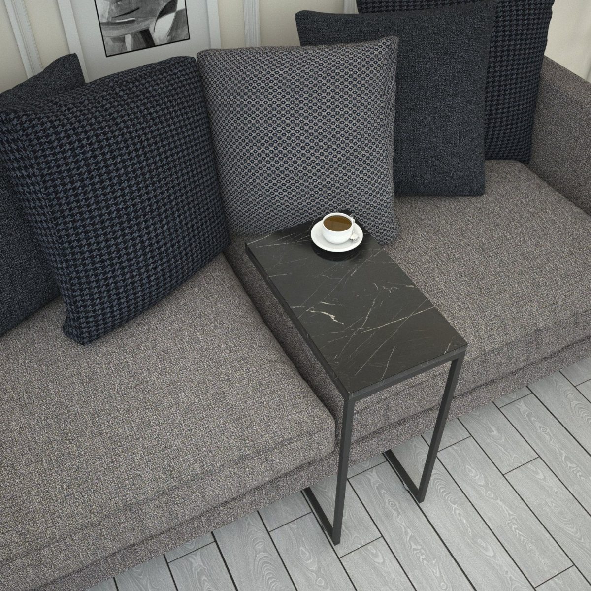 Callen - Black Marble – Софа маси - Image 2