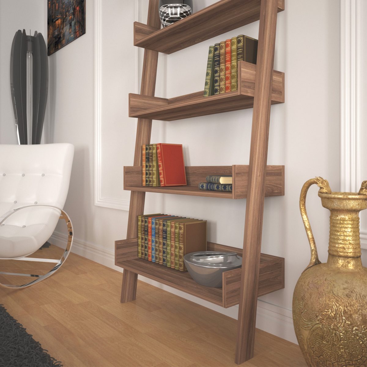 Only - Walnut – Полица за книги - Image 2