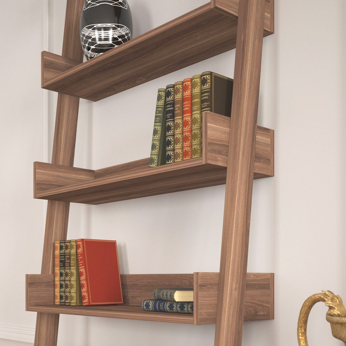 Only - Walnut – Полица за книги - Image 3