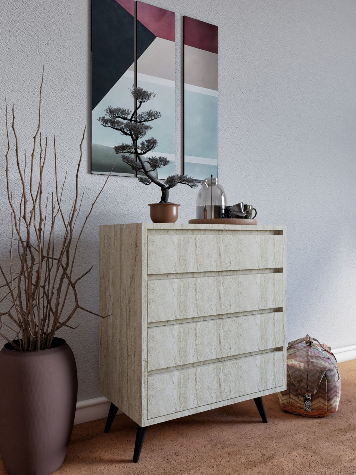 Suvera - Travertine – Комода - Image 2