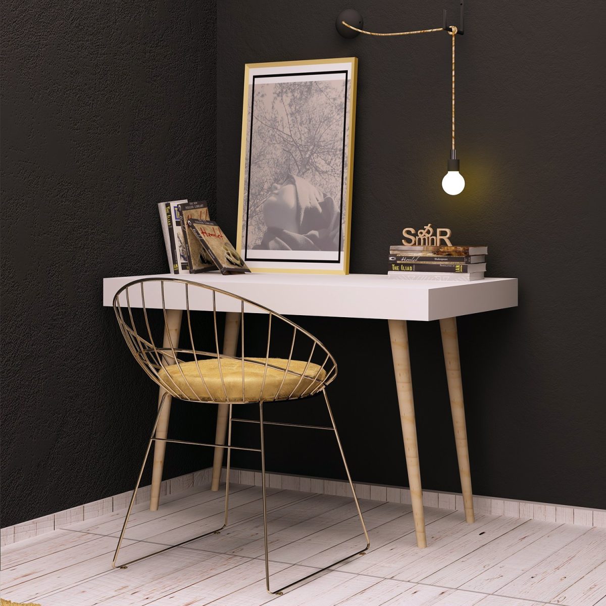 Veronika - White – Канцелариско биро - Image 2