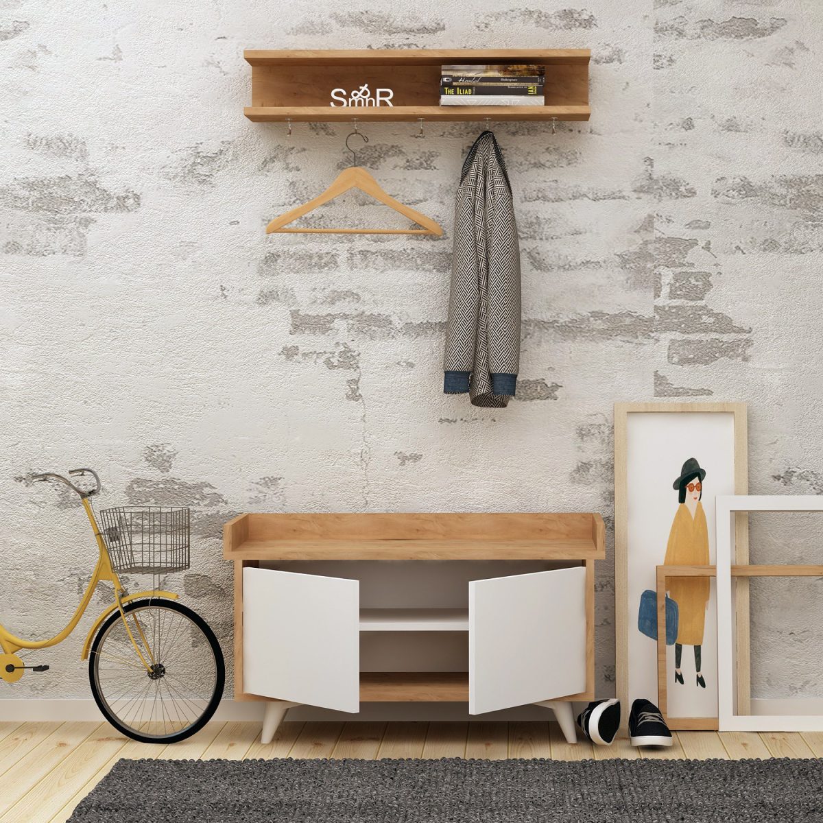 Arasso – Гардеробер за претсобје - Image 2