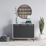 Piffa - White, Anthracite – Повеќе наменска комода