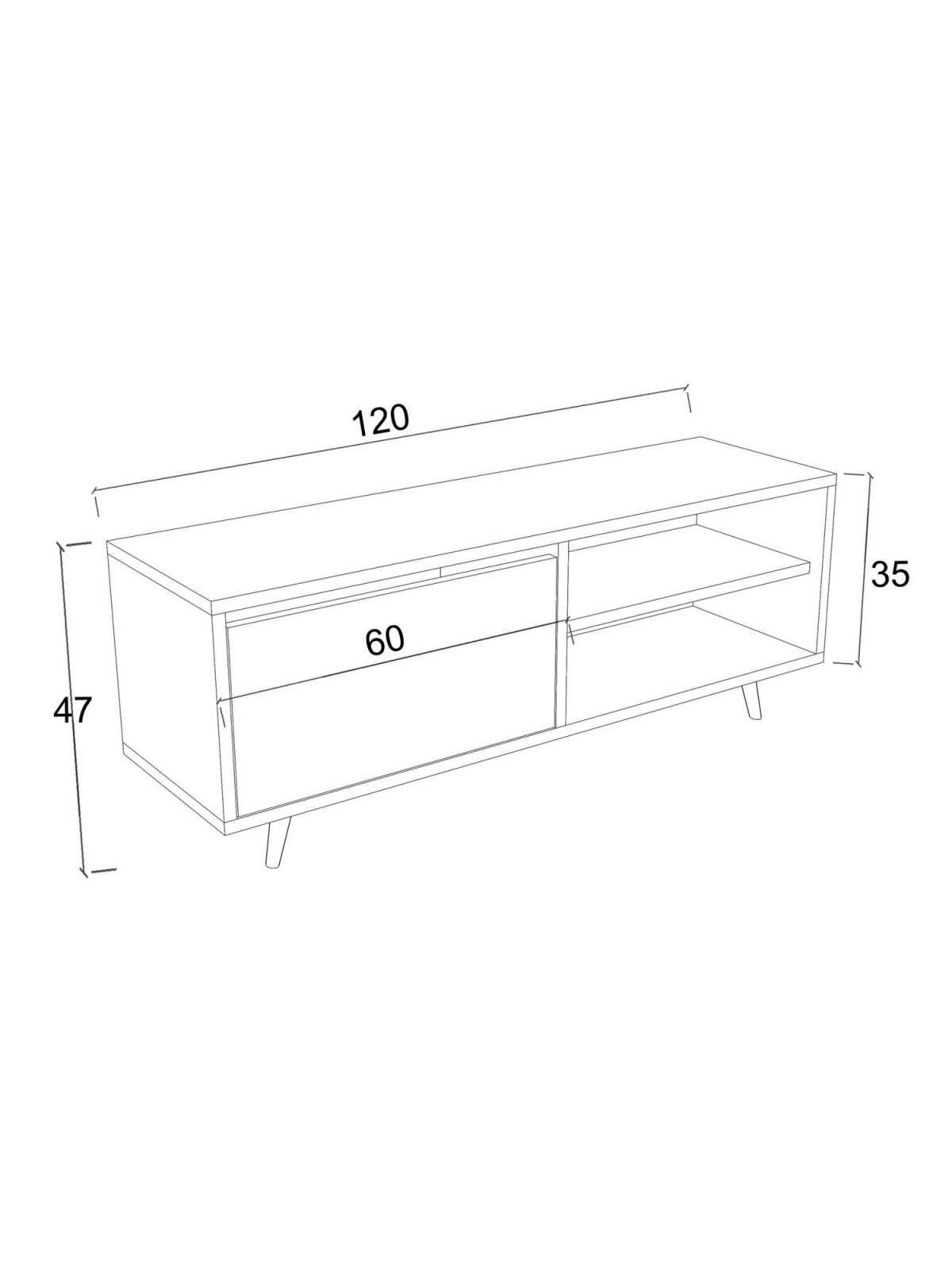 Maku - Travertine – ТВ комода - Image 6