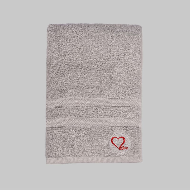 Love - Grey – Пешкир за капење