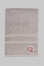 Love - Grey – Пешкир за капење - Image 2