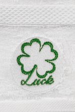 Luck - White – Пешкир за капење - Image 4