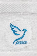 Peace - White – Пешкир за капење - Image 4