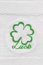 Luck - White – Крпа за раце - Image 3