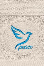 Peace - Beige – Крпа за раце - Image 3