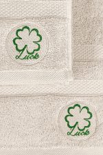 Luck - Beige – Комплет за рачни крпи и крпи за капење (2 парчиња) - Image 3