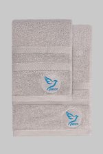 Peace - Grey – Комплет за рачни крпи и крпи за капење (2 парчиња) - Image 2