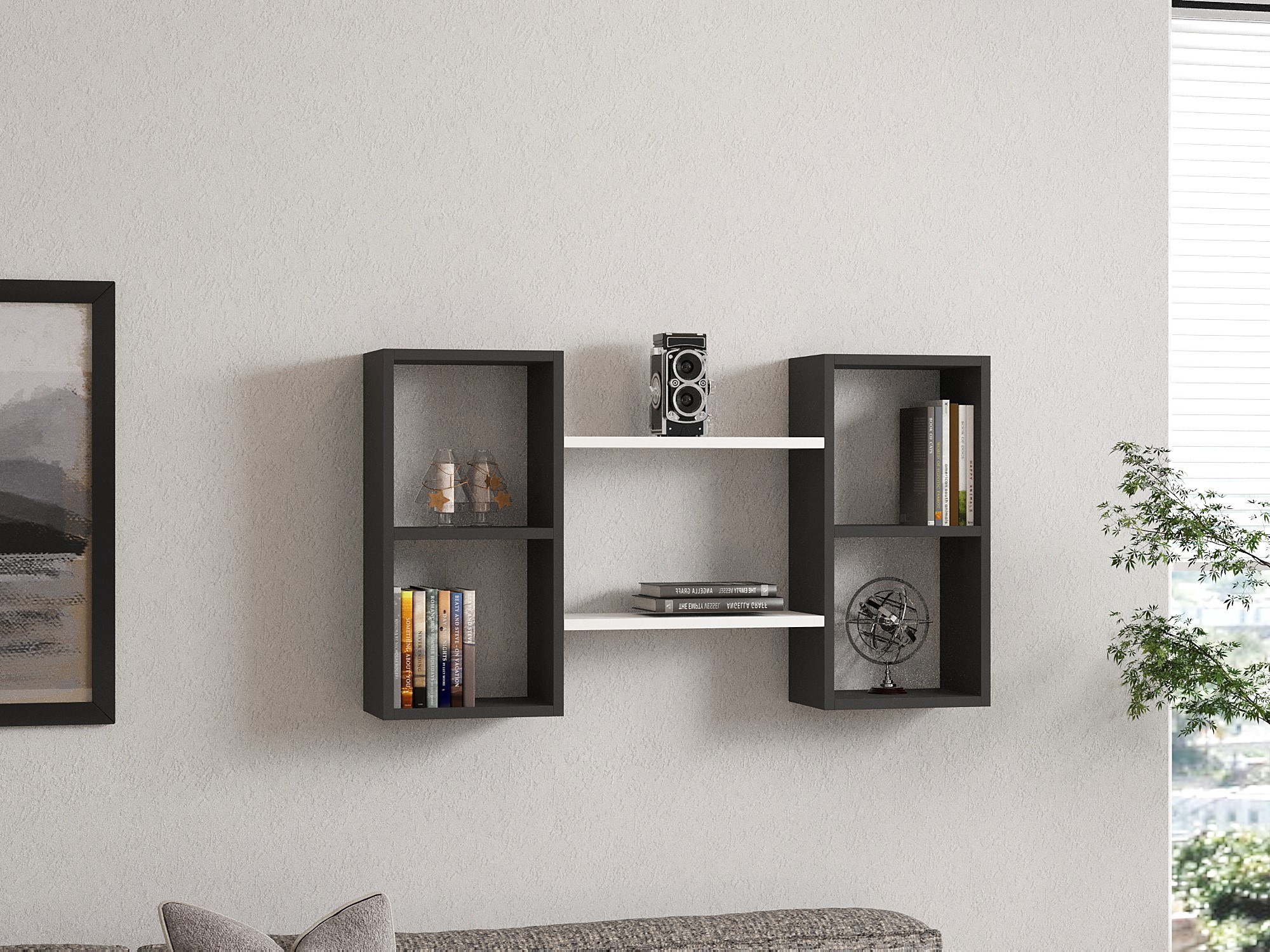 835PUQ160320-201.jpg Bambi - White, Anthracite – Ѕидна полица - Image 1