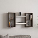 Bambi - White, Walnut – Ѕидна полица