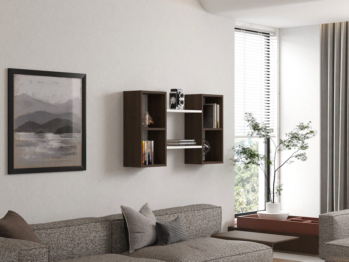 Bambi - White, Walnut – Ѕидна полица - Image 2