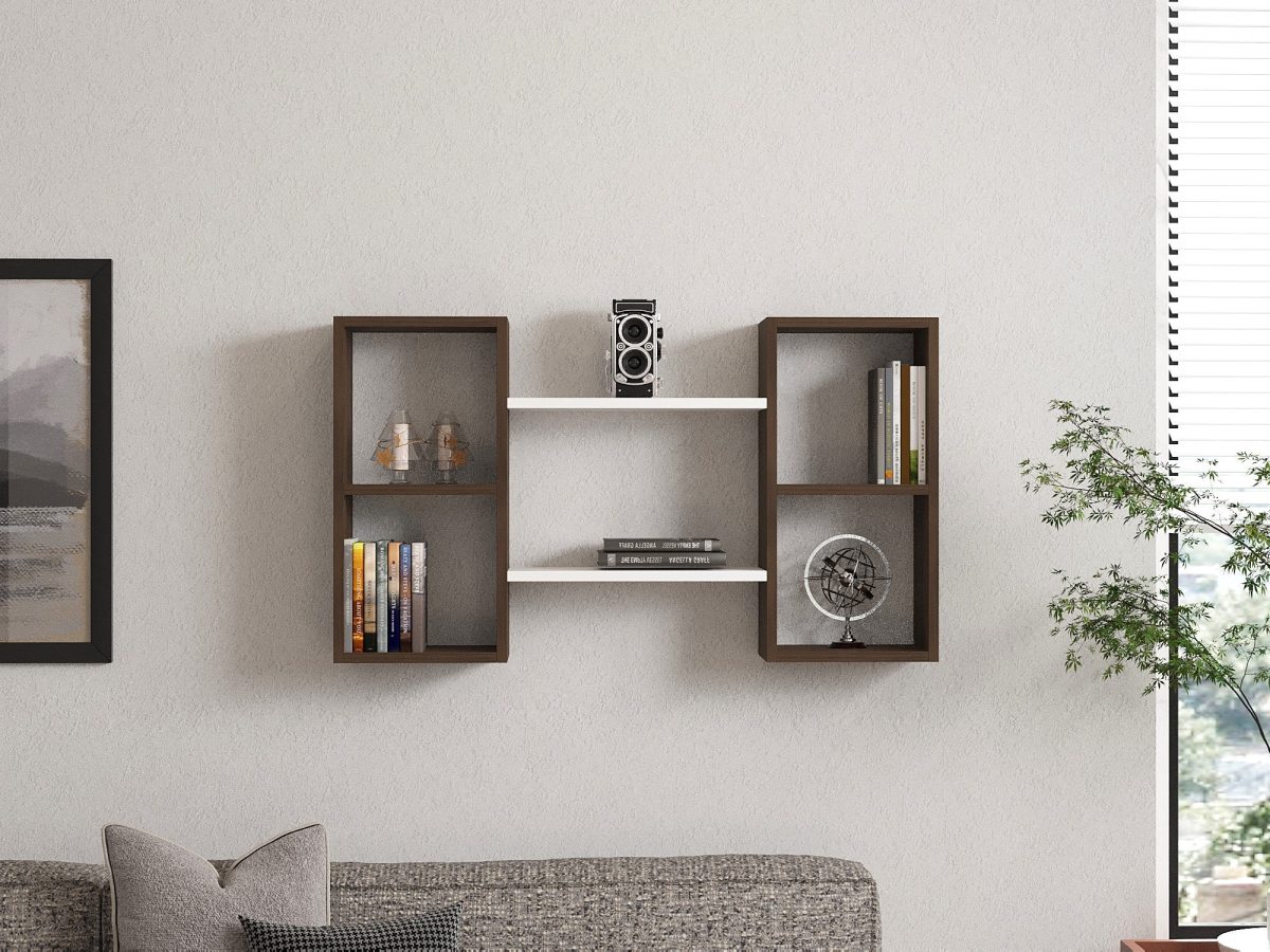 Bambi - White, Walnut – Ѕидна полица - Image 3