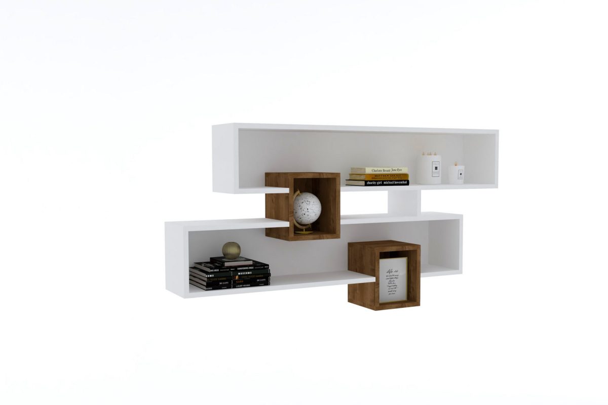 Karen - Walnut, White – Ѕидна полица - Image 3