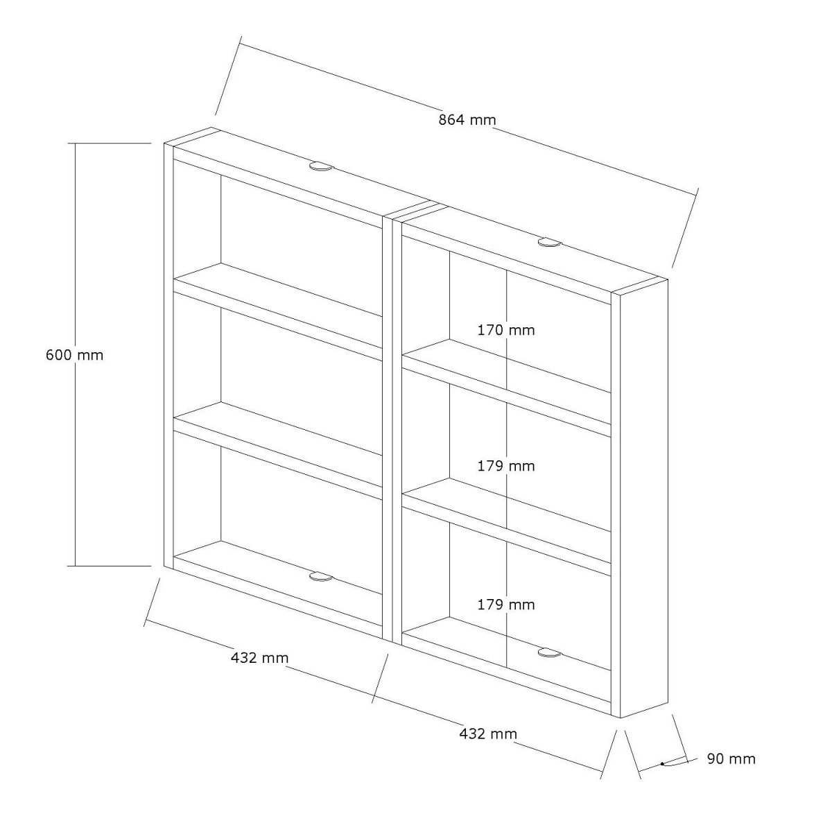 Hexa - Atlantic Pine – Ѕидна полица - Image 5