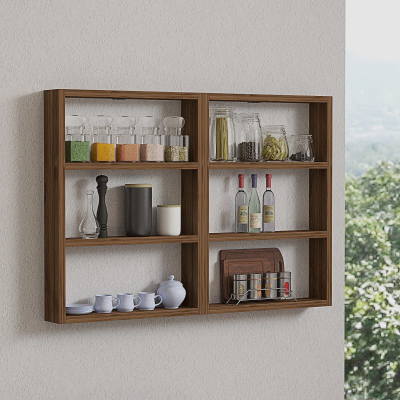 Hexa - Walnut – Ѕидна полица