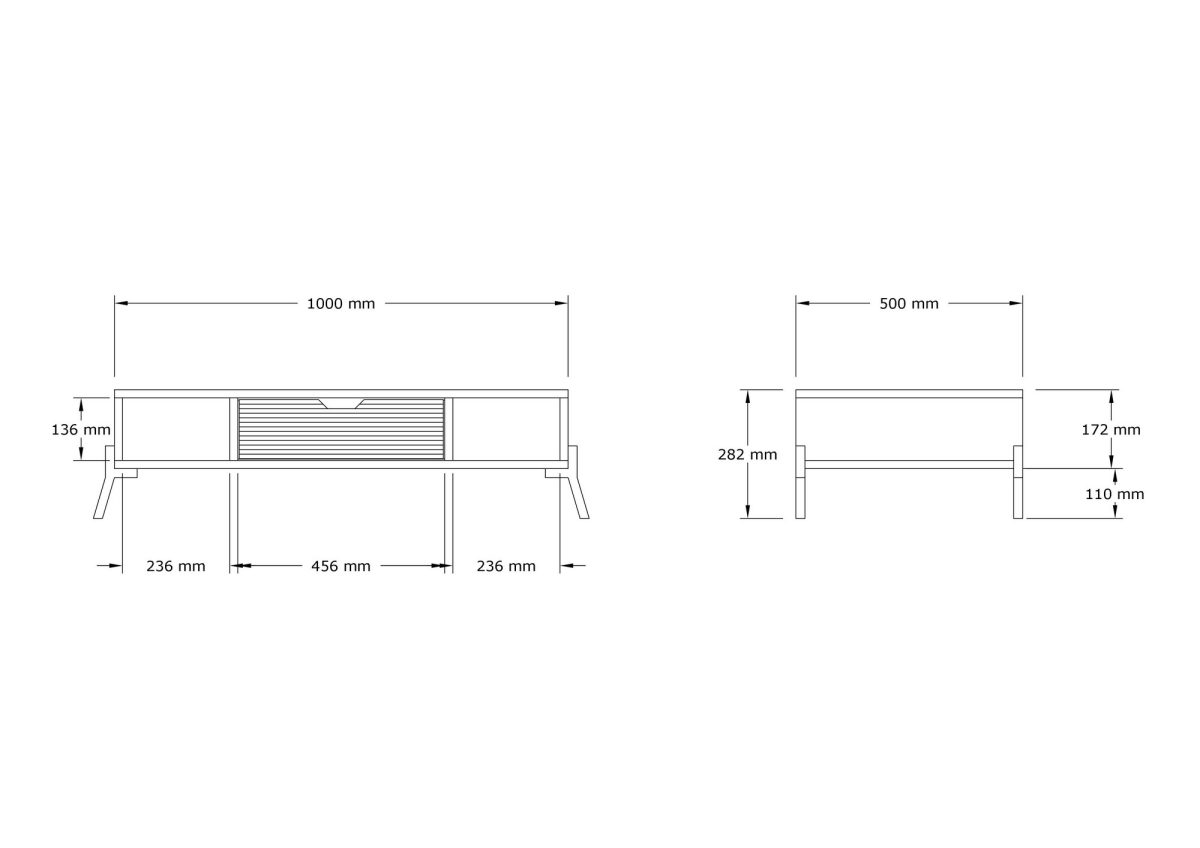 Faro - Sapphire Oak, Antracite – Маса за кафе - Image 7