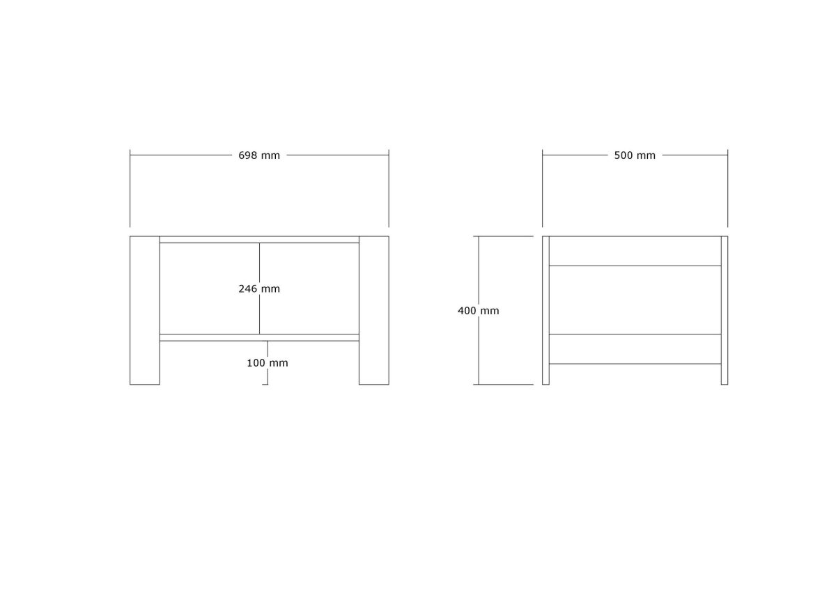 Herb - White – Маса за кафе - Image 3
