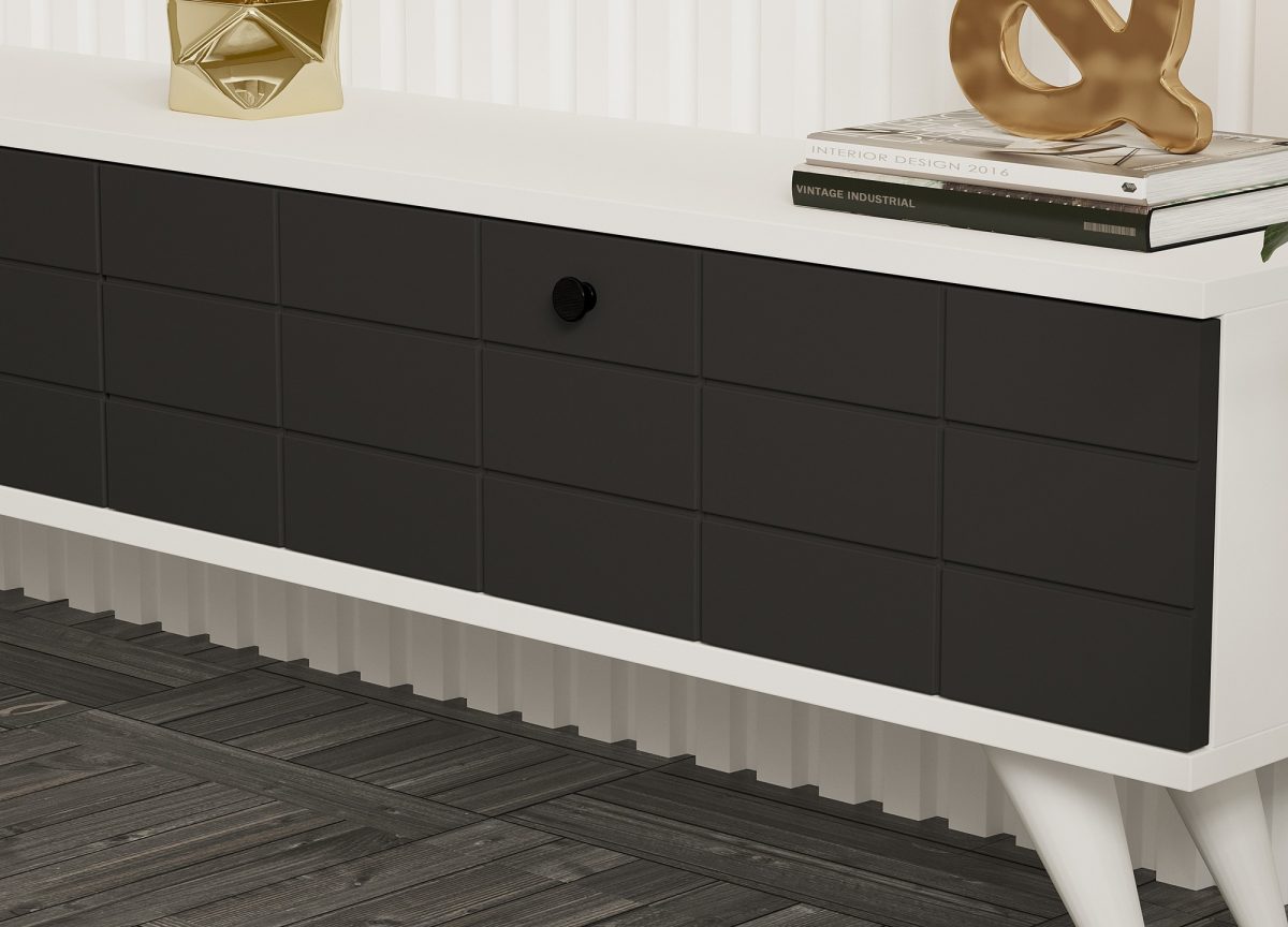 Alberi - Anthracite, White – ТВ комода - Image 4