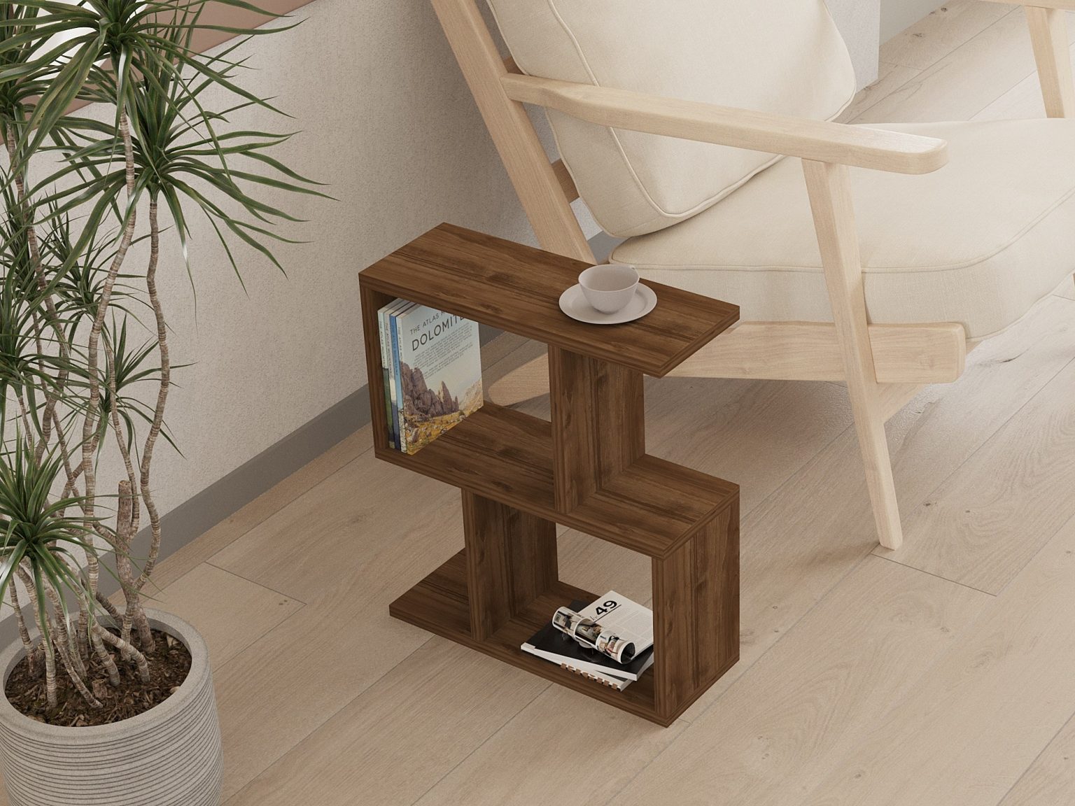 Zet - Walnut – Софа маси - Image 3