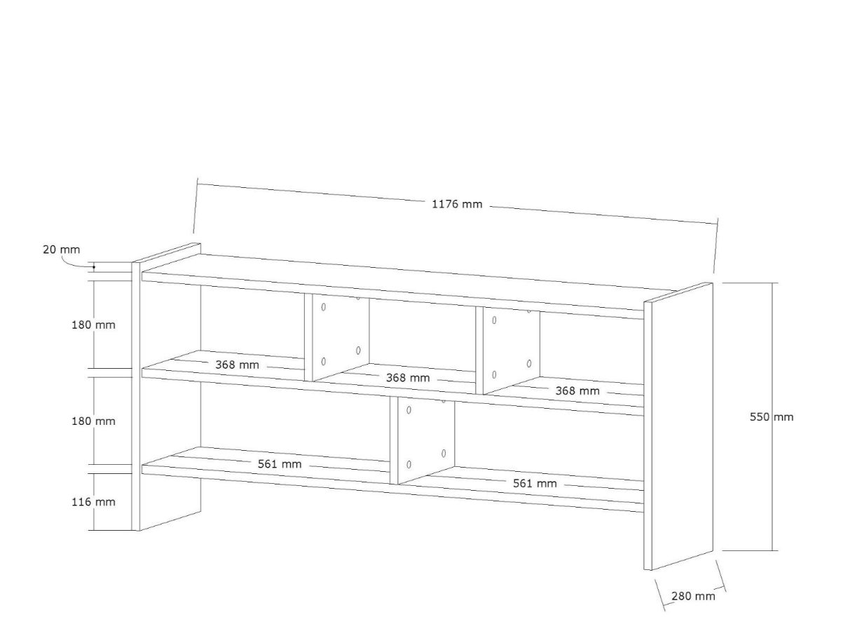 Pera - White – ТВ комода - Image 6