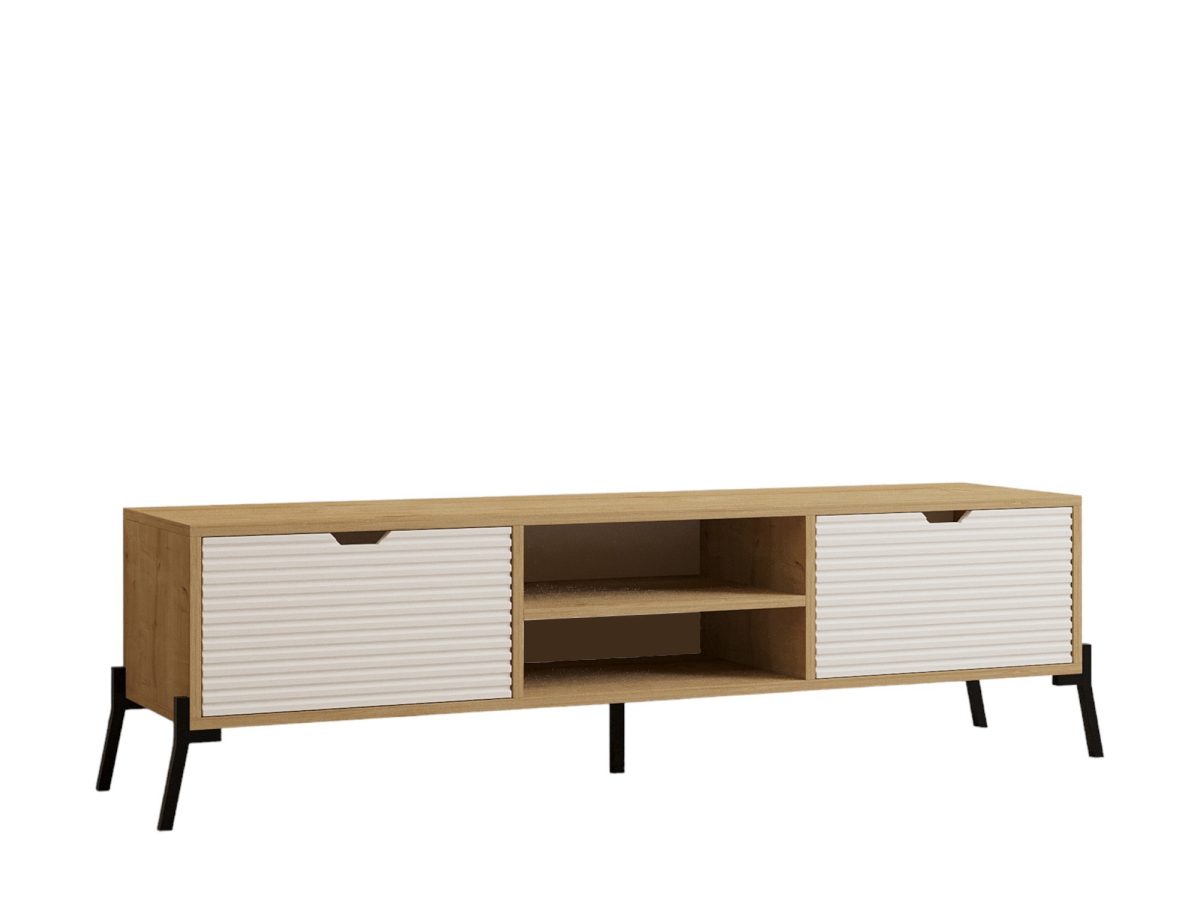 Nost - Sapphire Oak, White – ТВ комода - Image 4